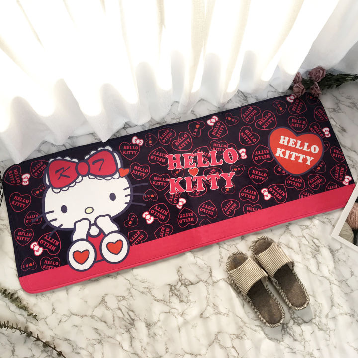 holle-kitty-floor-mat-fare-velvet-memory-cotton-childrens-cartoon-carpet-absorbent-footmat-bathroom-non-slip-carpet-45x120cm