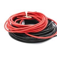 20M 30M 40M 50M Heat Resistant Supper Soft  RC Battery Silicone Wire Cable 22AWG 20AWG 18AWG 16AWG 14AWG 12AWG Wires Leads Adapters