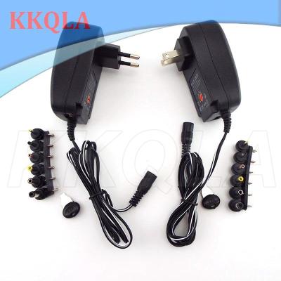 QKKQLA 3V 4.5V 5V 6V 7.5V 9V 12V 2A 2.1A AC/DC Adapter Power Supply Plug Adjustable Adaptor Charger for LED Light Strip CCTV