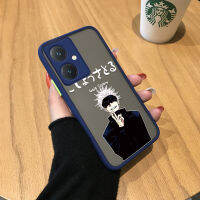 Diorcase สำหรับ Vivo Y27 Jujutsu Kaisen Jurer Gojo Satoru ดีไซน์แบบแข็งมีน้ำค้างแข็งโปร่งใสเคสใส่โทรศัพท์เด็กผู้ชายกันกระแทกกล้องปกหลังแบบเต็มปกป้องเคส