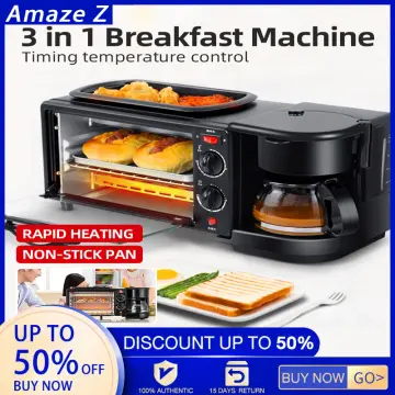 3-in-1 Breakfast Maker - Pink in 2023