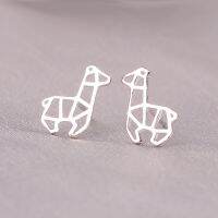 Random earrings S925 Sterling Silver Ear Pin Small Earrings Giraffe Bow Cat Fish Animal Earrings 081-100