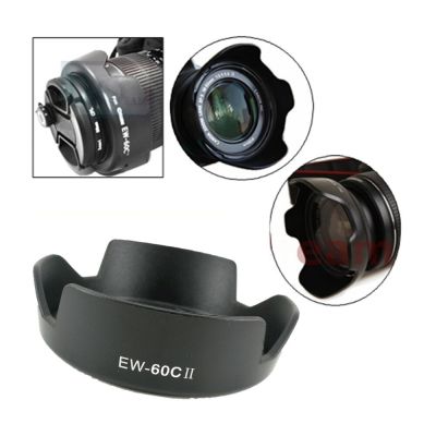 เสื้อฮู้ดลายดอกไม้กลีบ EW-60C สำหรับ Canon EF 28-90 EF-S 18-55มม. แทนที่60C EW60C EW-60CII 60CII