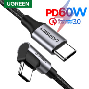 UGEEN USB Type C to USB C PD 60W Cable for Samsung Galaxy S9 Note 10 Fast