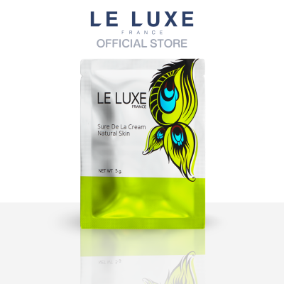 LE LUXE FRANCE - Sure De La Cream Natural Skin  5g. ชัวร์ เดอ ลา ครีม เนเชอรัล สกิน ลดปัญหาสิว ฝ้า ลดเลือนริ้วรอย จำนวน 1 ซอง