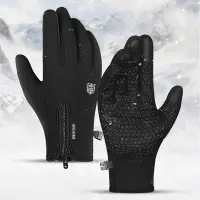 M/L/XL Winter Warm Riding Gloves Touch Screen Thickened Anti Slip Waterproof Outdoor Camping Hiking Motorcycle Gloves Sports Full Finger