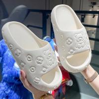 New rls heart cute -slip thick-soled bear sls and slippers for women summer home bathroom -slip steppg s slippers