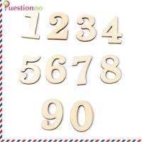 {Questionno} 10ชิ้นไม้ชนบทดิจิตอลจำนวน DIY หัตถกรรมตารางกระจายตกแต่งบ้าน