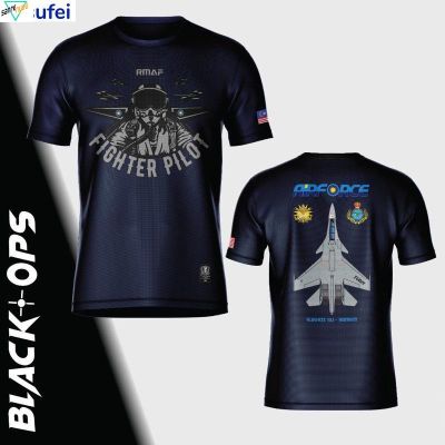&lt;Custom nickname&gt;RMAF TacticaI Shirt Navy blue(Name customization)