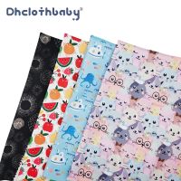 【DT】hot！ Boy Print Sewing PUL Fabric Polyester Jersey Baby Diapers Feeding Apron Bibs