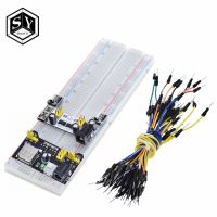 MB102 Breadboard Power Module MB-102 830 Points Solderless Prototype Bread Board kit 65 Flexible Jumper Wires