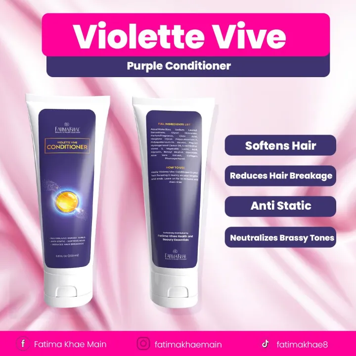VIOLETTE VIVE SHAMPOO AND CONDITIONER Lazada PH