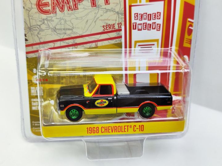 1-64-1968-chevrolet-c-10-amp-กล่องเครื่องมือ-green-edition-collection-of-car-models