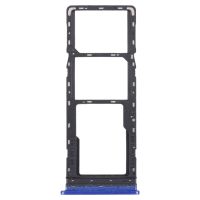 【Ready to ship】About For Tecno Camon 12 Pro SIM Card Tray + SIM Card Tray + Micro SD Card Tray (Blue) most complete