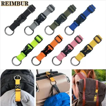 Add A Bag Luggage Strap Jacket Gripper, ZINZ D-Ring Hook Baggage