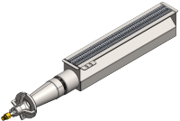 หัวเตาเมทัลไฟเบอร์ เบิร์นเนอร์แก๊สอุตสาหกรรม สำหรับเตาอบอุตสาหกรรม l Metal Fiber Burner MFB400-20-RB