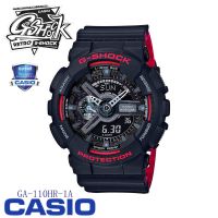 casio g-shock นาฬิกา นาฬิกาข้อมือผู้ชาย casio watch for men รุ่นGA-110HR-1A ของแท้100% นาฬิกากันน้ำ100% สายเรซิ่นกันกระแทก รับประกัน 1 ปี