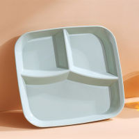 Wheat Material Childrens Sectional Dinner Plate Separated Child Food Plates Kids Dinnerware Tableware Tray Baby Dishes