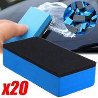 20/1Pcs Car Ceramic Coating Sponge Waxing Pad Sponges Car Paint Surface Crystal Plating Sponge Block Auto Detailing Accessories