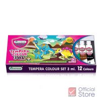 สีน้ำ รุ่น Tempera ชุด12สี ตรา Master Art จำนวน 1 กล่อง