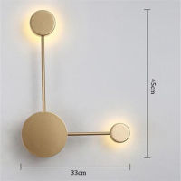 Postmodern wall lamp simple led living room wall lamp bedroom bedside creative aisle ho exhibition hall corridor lighting