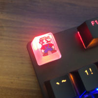 ESC Key Mario Keycap OEM ความสูง R4โปร่งใส Keycap บุคลิกภาพ Keycap เกม Keycap สำหรับ Cherry MX Switch