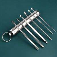 6/8/10Pcs/set Stainless Steel Ear Scoop Earpick Set Tool Set Ear Clean Earpick Wax Remover Kit Earwax Spoon Care Tools