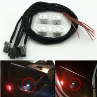 LED door trim Ambient atmosphere storage box light inner door debris box lighting lamp wiring harness For Audi A4 S4 A5 A6 A7 A8