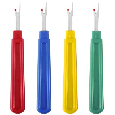 【CC】 IMZAY 4Pcs Sewing Plastic Seam Ripper Thread Remover Colorful Unpicker Rippers