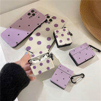 For 11 12 13Pro 12Pro Max x xr xs 7 8Plus Cute Polka dots love heart print case for 3 1 2 Pro silicone cover