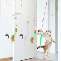 Cat Toy Swing Sticky Disc Elastic Hanging Door Teasing Cat Rope Long Rope Teasing Cat Cat Toy Cat Accessories Pet Kitten Toy