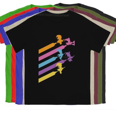 Ojamajo Doremi Harukaze Anime Mens T Shirt Magic Colors Individuality T-shirts Male Graphic Streetwear New Trend Men Clothing