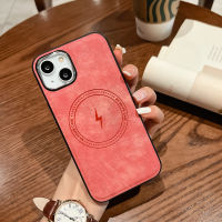 เหมาะสำหรับ Iphone14pro ผิวด้านข้างสูงสุดเคสโทรศัพท์มือถือเคสหนังตัวดูดแม่เหล็ก Apple 14max ฝาครอบป้องกันลายหนัง