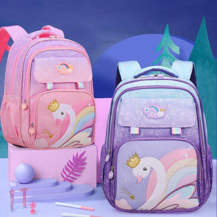 2021 children new schoolbag pupils boys and girls aged 6 to 12 lightweight cute backpack