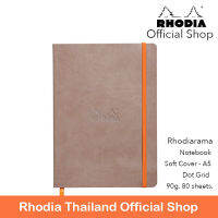 Rhodiarama : Notebook Soft Cover - A5 Taupe (4548)Dot Grid สมุดจดบันทึกจากฝรั่งเศส นำเข้าโดย RhodiaThailand