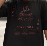 The Weeknd After Hours Graphic Tshirt Men Vintage 90s Hip Hop Oversized After Hours Merch T-shirts Mens Loose Short Sleeve