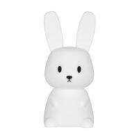 Cute LED Night Light Rabbit Touch Sensor Bedroom Bedside Lamp Room Decoration Silicone Bunny Night Tables Lamp Kids Adults Gift