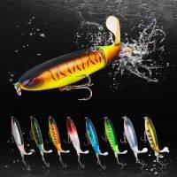 【cw】 Whopper Plopper Fishing Lure10cm/14cm Topwater FIshing Artificial Hard with Soft Rotating Tail Tackle Bait ！