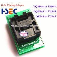 คุณภาพสูง QFP48 ถึง DIP48 ซ็อกเก็ต 0.5 มม. Pitch Programming r IC Test socket Programmer LQFP48 TQFP48 ถึง DIP48 adapter Socket