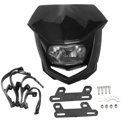 12V Universal Motorcycle Dirt Bike Halo Headlight head light lamp Dirt Bike Headlight Enduro for Crf Xr Wrf Yzf Drz Klx Ym-004