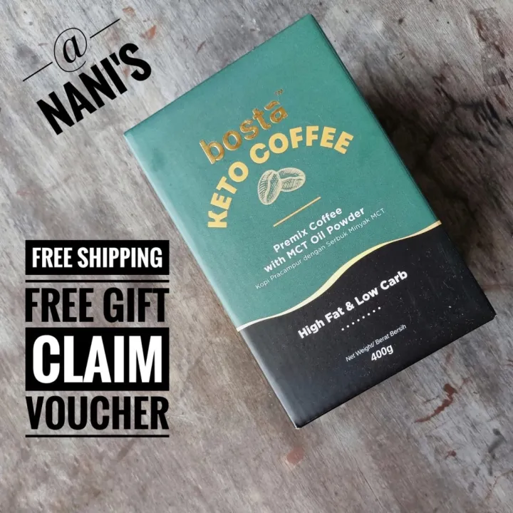 The new 2022 BOSTA KETO COFFEE ORIGINAL BY DR JUE Lazada