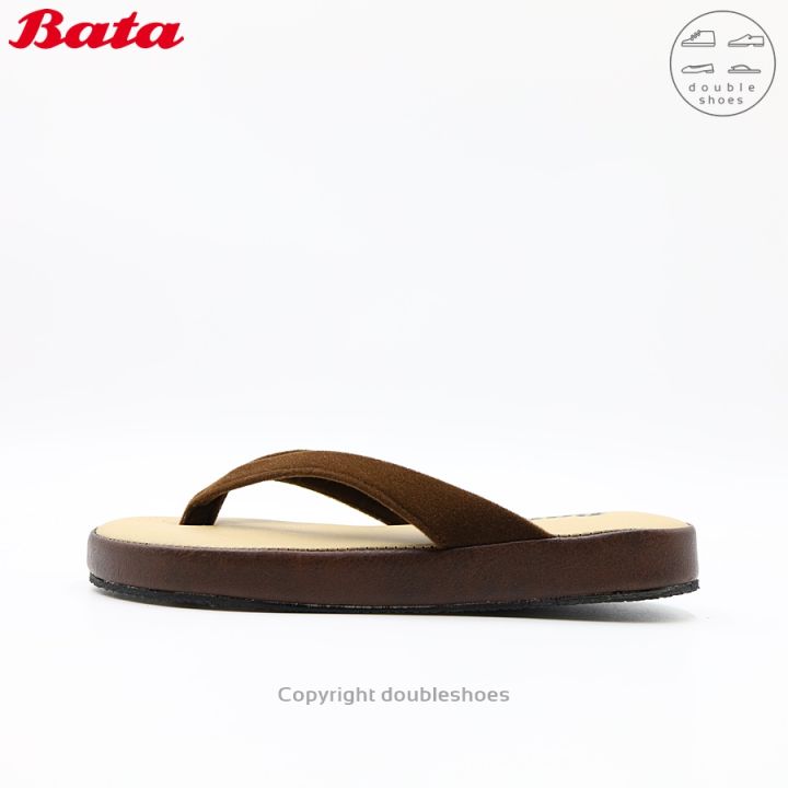 bata-บาจา-แท้-100-รองเท้าแตะแบบหนีบ-พื้นนุ่ม-สีดำ-น้ำตาล-ไซส์-3-7-36-40-รหัส-571-4301-571-6301