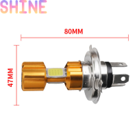 Shine ไฟหน้ารถจักรยานยนต์ LED H6 H4 BA20D T9 Hi Lo Beam motorbike front LIGHT