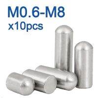 10pcs/LOT M0.6 M0.8 M1 M1.2 M1.5 M1.8 M2 M2.3 M2.5 M2.8 M3 M4 M5 M6 M8 304 A2-70 Stainless Steel Cylindrical Pin Locating Dowel