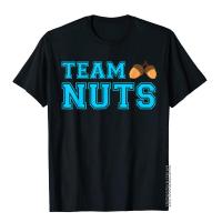 Gender Reveal Party Team Nuts Funny Team Gender Reveal T-Shirt Outdoor Tops Tees Cotton Men Top T-Shirts Family New S-4XL-5XL-6XL