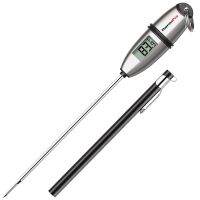 Thermopro TP02S การอ่านดิจิตอลอาหารการปรุงอาหารทันทีเทอร์โมมิเตอร์สำหรับทำอาหารสำหรับหัววัดยาวย่างบาร์บีคิว