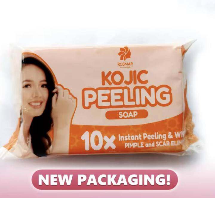 New Kojic Peeling Soap 10x Instant Peeling & Whitening Pimple and Scar ...