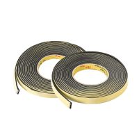 10/15/20/25/30/40mm Width EVA Adhesive Tape Single Side Foam 3mm Thick Black Sponge 5M Anti-Collision Seal Strip