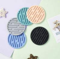 Food Grade Silicone Cup Coaster Silicone Coaster Cup Pad Slip Insulation Pad Cup Mat Hot Drink Holder Home Kitchen Accessories