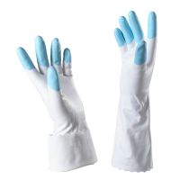 【CW】 Durable Household Washing Dishes and Non-Toxic Non-Slip Keep Warm Acid Alkali Resistant Gloves